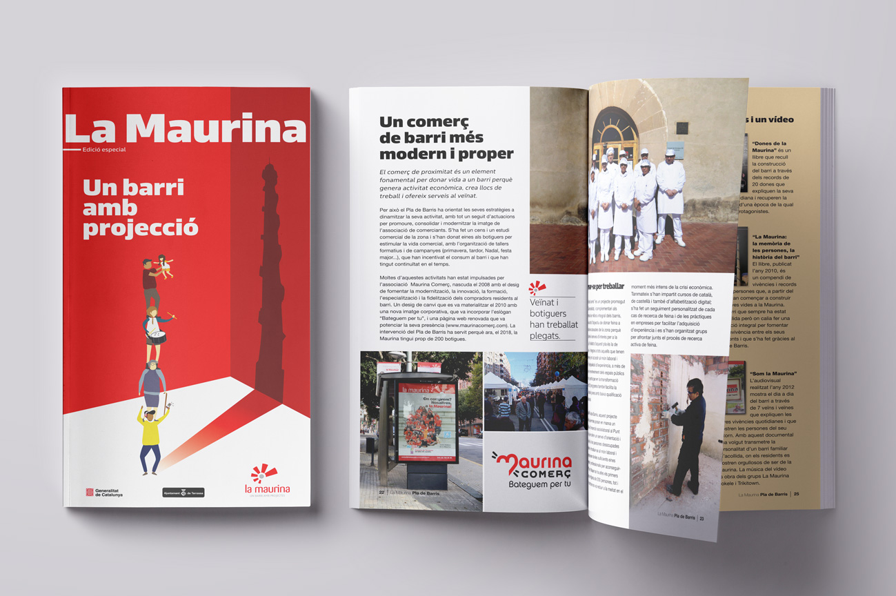 campanya comunicació barri la maurina terrassa revista